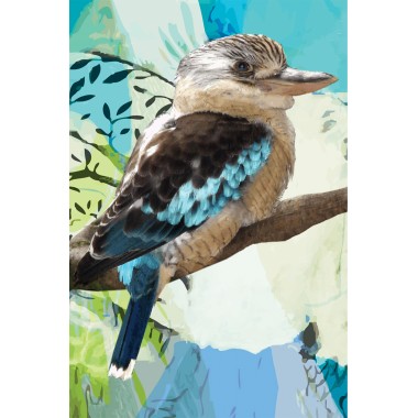 Microfibre Tea Towel - Kookaburra